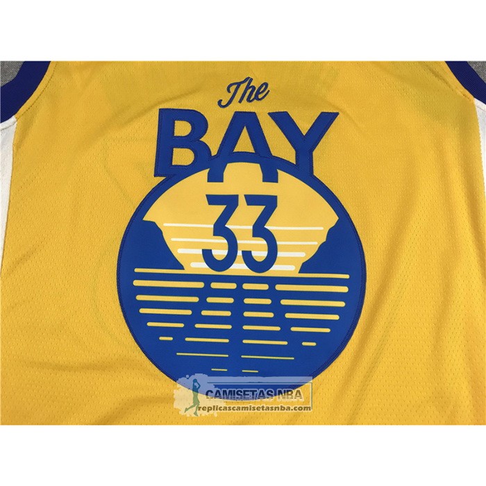 Camiseta Golden State Warriors James Wiseman Statement 2020 Amarillo